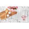 C&F Home Valentine's Day "True Love Has Four Paws" Kitchen Dishtowel - 3 of 4