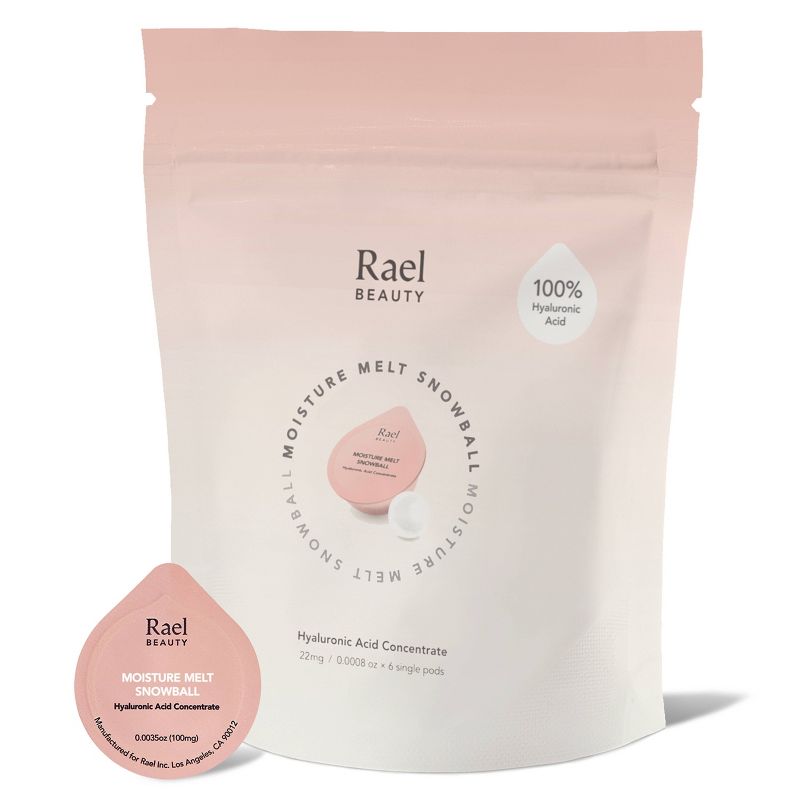 Rael Beauty Moisture Melt Snowball Hyaluronic Acid Concentrate - 6ct, 1 of 12