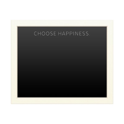 Functional Chalkboard with Printed Artwork - ABC 'Choose Happiness' Chalk Board Wall Sign