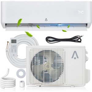 Acekool 12,000 BTU Mini Split Air Conditioner, 19 SEER2 Inverter Heat Pump, Wall-Mounted Ductless AC for Rooms up to 550 Sq.Ft, 230V, Alexa & WiFi - 1 of 4