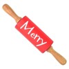 R&M International Christmas 3 Piece Mini Baking Set with Spatula, Rolling Pin, and Whisk - 4 of 4