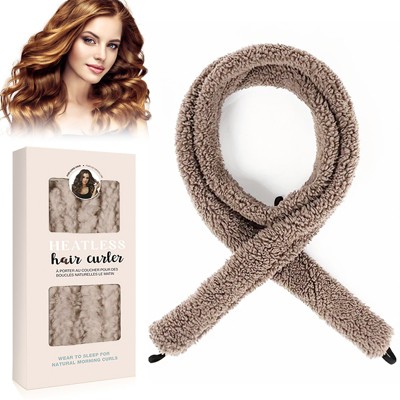 YEVYO Satin heatless hair curler, Lazy Natural Soft Wave DIY heatless curls for Sleep in Overnight, for All Hair Types