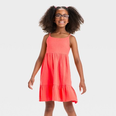 Girls' Sleeveless Woven Dress - Cat & Jack™