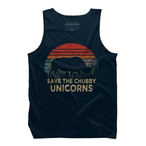 Men's Design By Humans rhino By ZeusSE Tank Top - 1 of 3