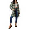 Women's Effortlessly Elegant Plaid Collared Shirt - Double Take - 4 of 4