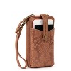 The Sak Silverlake N/S Smartphone Crossbody Bag, Multi Use Design, Adjustable Strap, Tobacco Floral Embossed - 4 of 4