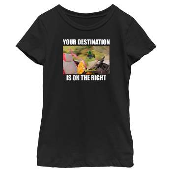 Girl's Sing 2 Miss Crawly Your Destination is on the Right T-Shirt
