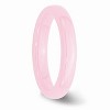 Black Bow Jewelry Pink Ceramic, 4mm Domed Comfort Fit Band - 4 of 4