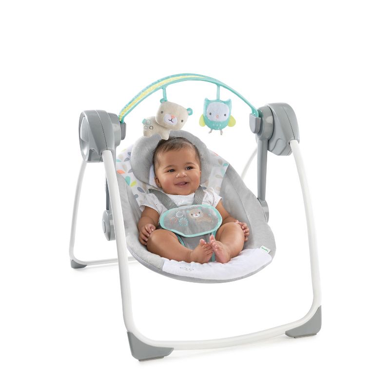 Ingenuity Comfort 2 Go Compact Portable Baby Swing with Music, 3 of 13