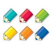 Creative Teaching Press® Core Decor Colorful Doodle Pencils 3 Inch Designer Cut-Outs, 36 Per Pack, 6 Packs - 2 of 4