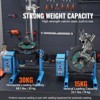 VEVOR Rotary Welding Positioner 66LBS / 30KG, 0-90° Welding Positioning Turntable Table 1-12RPM 80W, with 12.4 Inch 3-Jaw Lathe Chuck, Blue - 3 of 4