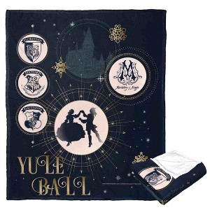 Warner Bros. Harry Potter Yule Ball Silk Touch Throw Blanket 50x60 Inches - 1 of 4