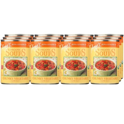 Amy's Organic Chunky Vegetable Soup - Case Of 12/14.3 oz