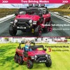 Jojoka 24V Ride on Car with 6 Wheels, 4WD Switchable Battery Powered Toy Car, Lights, Bluetooth, 3 Speeds, Remote Control - 3 of 4