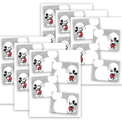Eureka Mickey Mouse Throwback Self-Adhesive Name Tags, 40 Per Pack, 6 Packs