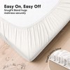 2pk Aereo Fitted Crib Sheets for Boys, Girls, 52x28 Standard Baby Crib Mattress Sheets, Bamboo Viscose Cotton - 4 of 4