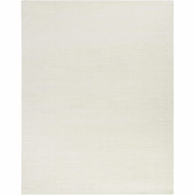 Hauteloom Brockton Solid Wool Light Beige Area Rug