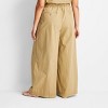 Women's High-Rise Wide Leg Pleated Pants - Future Collective - 2 of 3
