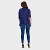 24seven Comfort Apparel Womens Elbow Sleeve Open Cardigan - 2 of 3
