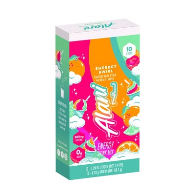 Alani Nu Sherbet Swirl Energy Drink - 2.4oz/10pk