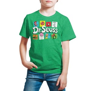 Boys' - Dr. Seuss - Dr. Seuss Icons Short Sleeve Graphic T-Shirt - 1 of 4