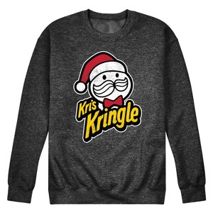 Men's - Instant Message - Kris Kringle Christmas Graphic Fleece Sweatshirt - 1 of 4