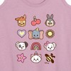Women's - Disney Classics - Character Group With Icons Graphic Racerback Tank - 2 of 4