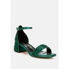 Nocturnal Rhinestone Embellished Shimmer Women Sandals - 2 of 4