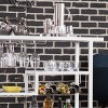 Holly & Martin Zephs Bar Cart - HZ8818 - White - SEI - 4 of 4