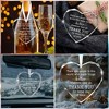 Christmas Thank You Gifts for Women - Glass Christmas Ornaments 2025 with Card for Xmas Decorations - 3 of 4