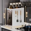 Pull Out Spice Rack Organizer Plastic Drawers Organizer Desktop Storage Gap Cabinet Waterproof Spice Jar Rack - 3 of 4
