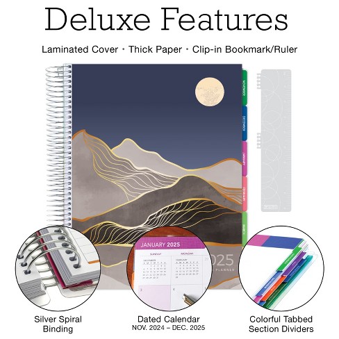 Global Printed Products Deluxe CY 2025 Planner - 8.5"x11" (Golden Desert) - image 1 of 4