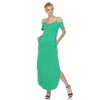 Women's Cold Shoulder Lexi Maxi Dress with Pockets - White Mark - 2 of 4