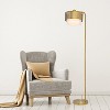 65.25" Ximena Drum Shade Floor Lamp Gold - River of Goods - image 2 of 4