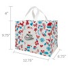 Wrapables Christmas Gift Bags with Handles, Non-Woven Reusable Holiday Totes for Gift Wrap, Parties, Favors and Treats (Set of 8), Christmas Holidays - 2 of 4