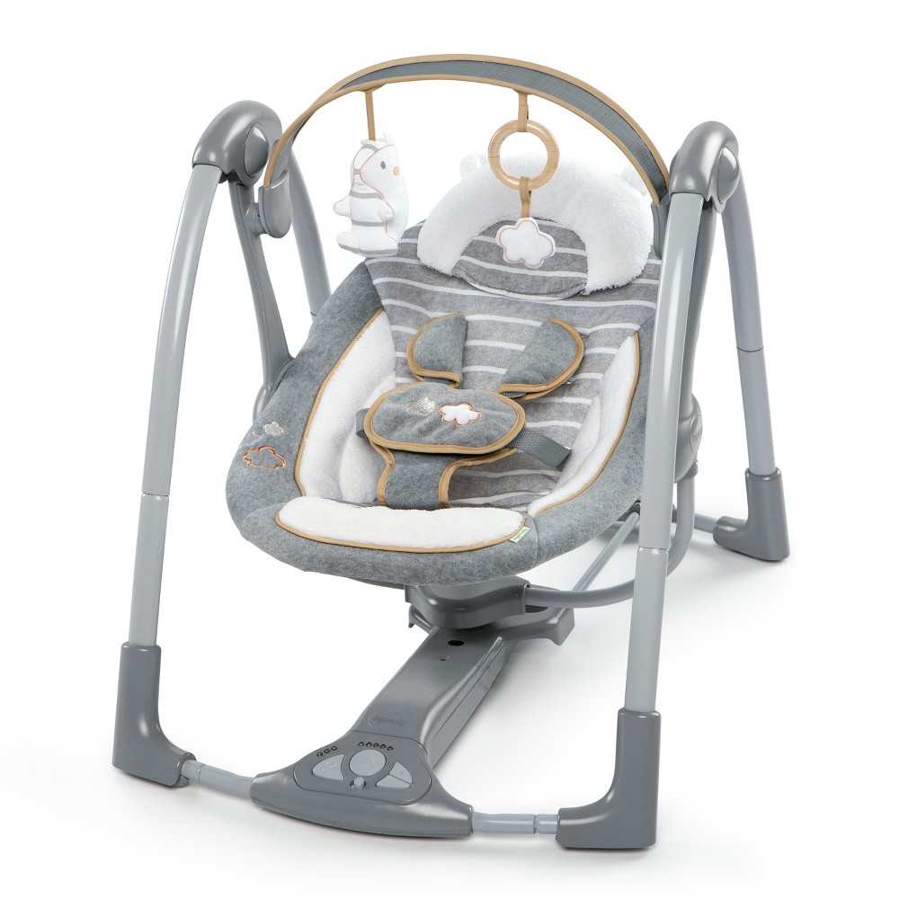 Photos - Other Toys Ingenuity Boutique Collection Deluxe Swing 'n Go Portable Baby Swing - Bel