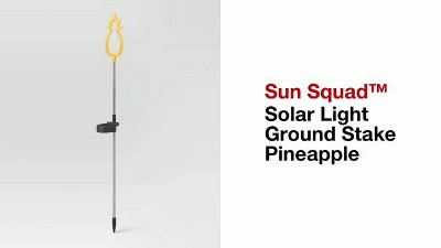 Solar Light Ground Stake Pineapple Sun Squad Target