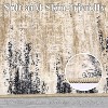 Modern Abstract Washable Rug – Non-Slip, Low Pile, Non-Shedding, Distressed Thin Design for Living Room, Bedroom, Dining Room, Office. - 4 of 4