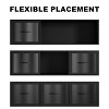SOLACE FURNITURE 70" Tall Bookshelf with with 3 Bins Storage, 48" Wide Modern 5 Tier Bookcase for Living Room,Office - 4 of 4