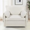 Whisen Modern Swivel Accent Chair & Single Sofa Lounge, Oversized Swivel Armchair, Comfortable Seating - 3 of 4