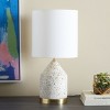 Nicolai Bottle Table Lamp - 20 Inch Height - TBL3010 - White/Gold - Safavieh - 3 of 4