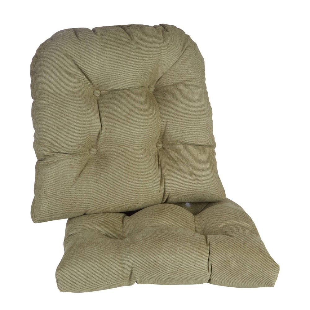Gripper 15"" x 15"" Twillo Universal Chair Cushion Set of 2 - Green -  84588936