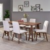 Christopher Knight Home Orrin 7 Pieces Mid Century Modern Upholstered Wood Dining Set - 2 of 4