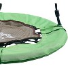 Swinging Monkey Giant 30 Inch Diameter 400 Pound Weight Capacity Weatherproof Outdoor Bungee Tree Saucer Swing, Green - image 4 of 4