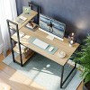 Bestier - 47inch Small Gaming Computer Desk with Shelves for Home Office - 3 of 4