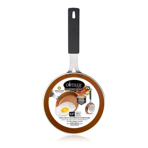 Gotham Steel 5 5 Hammered Copper Saute Pan Target