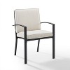 Kaplan 2pk Outdoor Dining Chair Oatmeal/Oil Rubbed Bronze - Crosley - image 4 of 4