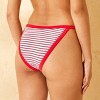 Women's Low-Rise High-Leg Cheeky Bikini Bottom - Wild Fable™ Red - 2 of 3