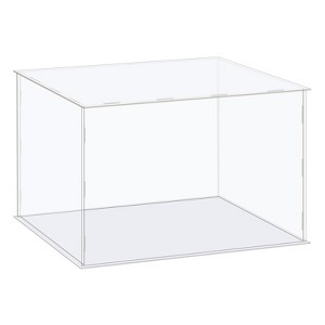 Unique Bargains Acrylic Assembly Dustproof Collectibles Showcase with lid - 1 of 3