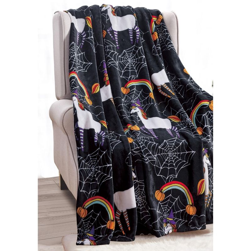 Super Spooky and Comfy Microplush Halloween Throws (50" x 60"), 1 of 6